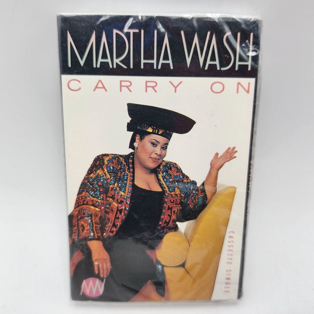Martha Wash Carry On Cassette Single 1992 BMG 07863-62406-4 Sealed